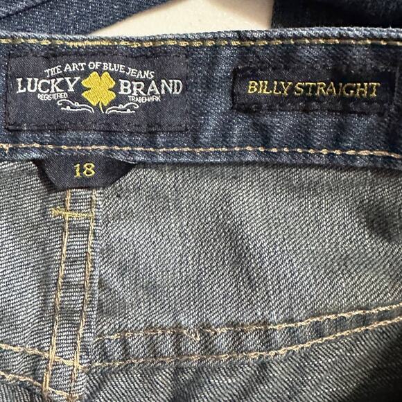 Lucky Brand Billy Straight Youth Jean size 18 - Picture 2 of 6